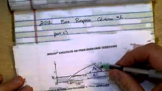 AP Calculus 2012 Released Free Response Q2 part c