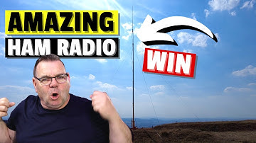 Ham Radio Portable EmComm at High Altitudes - 1,500 feet / 500m HF/VHF Test