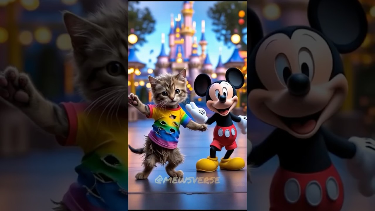 Fairytale in Disney | kitten dance 🌈✨ 