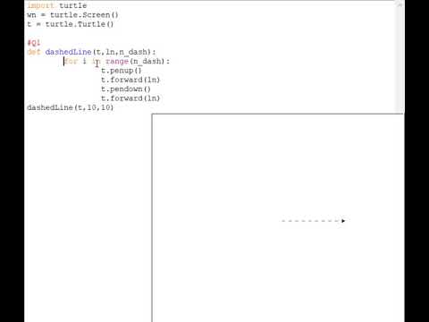Dashed line in python - YouTube