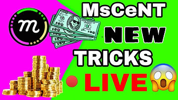Mcent Browser TRICK | 5,00,000 Points | mcent unlimited trick