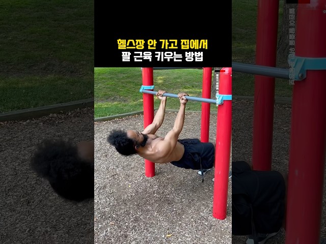 집에서 팔 근육 키우는 방법