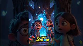 The Tiny Door Inside The Tree 🌳 #CuriousKidsQuest #YouTubeShorts #KidsScience #ForestMystery