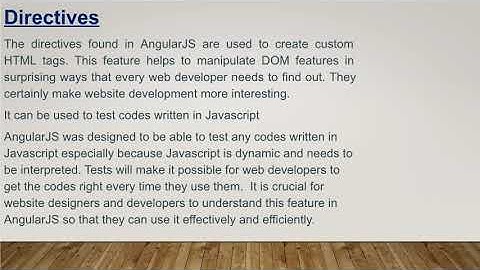 angular js video