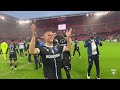 La communion avec le parcage après Valenciennes-AJA (1-4) 🔵⚪