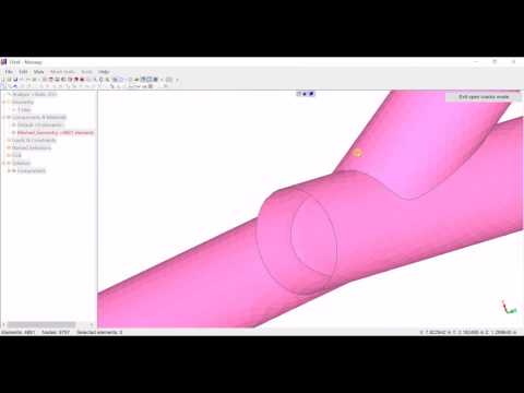 Mecway FEA Pipe Connection Surface Model Test 11-13-16