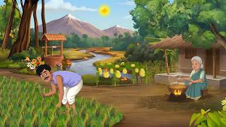 मुसीबतो से घिरा गरीब किसान बना अमीर | Hindi Kahaniyan। Bedtime stories @AkkuToon ​