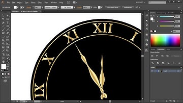 How to Draw a Clock in Adobe Illustrator