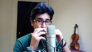 Video thumbnail of "Shono Ekti Mujiborer Theke || Angshuman Roy (Harmonica Cover : Tapash Majumder)"