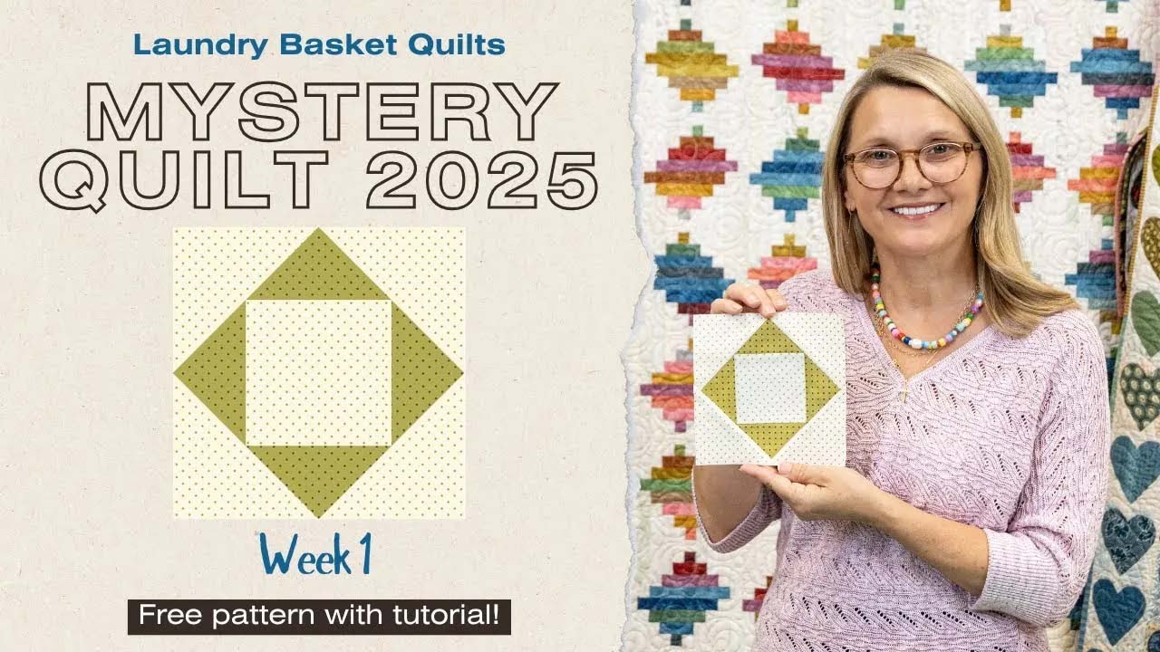 2025 Mystery Quilt - Week 1 - Square in a Square - YouTube