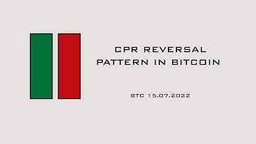 CPR (CENTRAL PIVOT RANGE) REVERSAL STRATEGY IN BITCOIN. BTC 15.07.2022