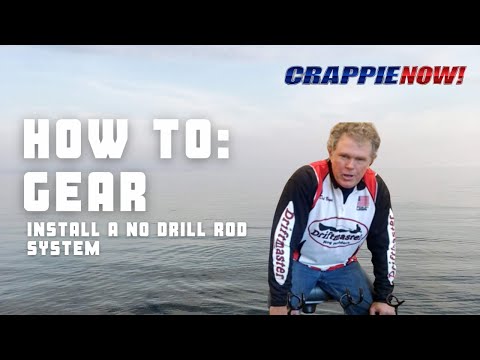 Crappie NOW How To Install a No-Drill Driftmaster Rod 