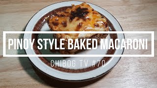Pinoy Style Baked Macaroni | How to Make | Chibog TV #70 screenshot 3