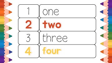 [영어놀이]점선 숫자 1부터 20까지 따라 쓰고 숫자단어를 쓰며 읽는법 배우기 | Write Numbers from 1 to 20 and Learn Numbers Words
