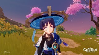 The Wanderer moves in! | Serenitea Pot | Voice Lines [ Genshin Impact 3.3 ]