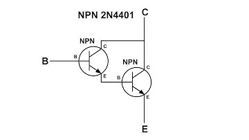 Darlington Transistor Beta  Amplification Demo