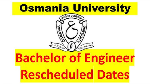 OSMANIA UNIVERSITY UPDATE ||  B.E EXAM TIME TABLE 2021 || RESCHEDULED DATES || pinpharma