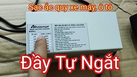 🇻🇳 Sạc ắc quy ô tô, xe máy công suất 4A, mạch Hàn Quốc - Shop Solar