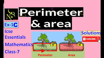 "Perimeter and Area" Ex-1 C Solutions Essentials ICSE MATHEMATICS Class-7 @NB CLASSES