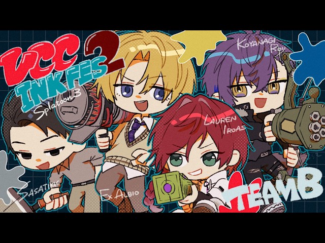 【スプラトゥーン3】VCC INK FES2  床は塗ったほうがいいらしい【ローレン・イロアス/にじさんじ】