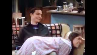 spanking scene of Sheldon and Amy