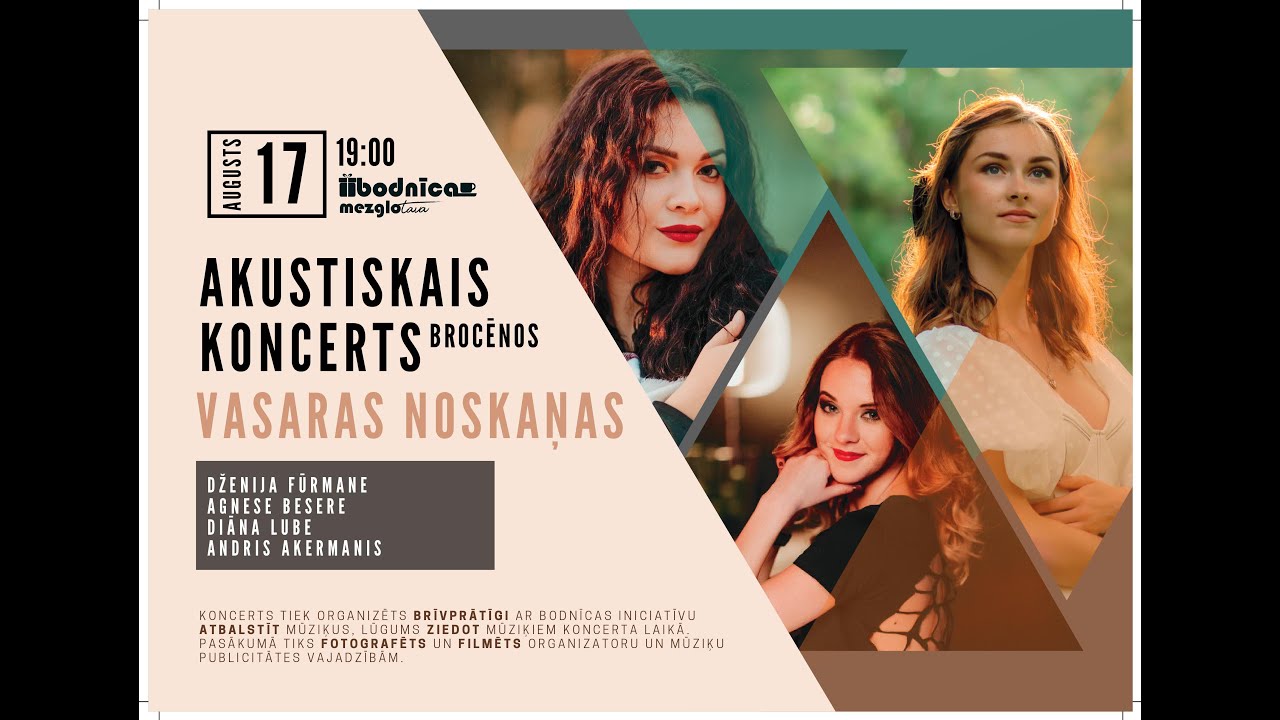 Akustiskais koncerts    Vasaras noskaņas