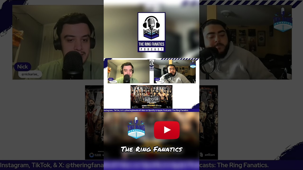 Men’s WarGames🎙️ #podcast #WWE #wrestling #youtubeshorts #shorts #viral #viralvideo #trend