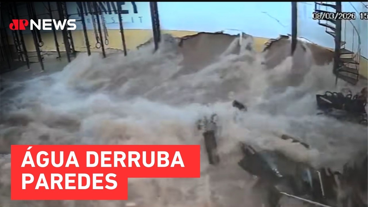 Chuva destrói academia de crossfit na Zona Sul de São Paulo
