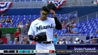 Jesus Luzardo Strikes Out 10 in 7 Innings! | Miami Marlins | 4\/5\/2023