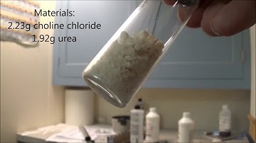 Making a Choline Chloride/Urea Deep Eutectic Solvent