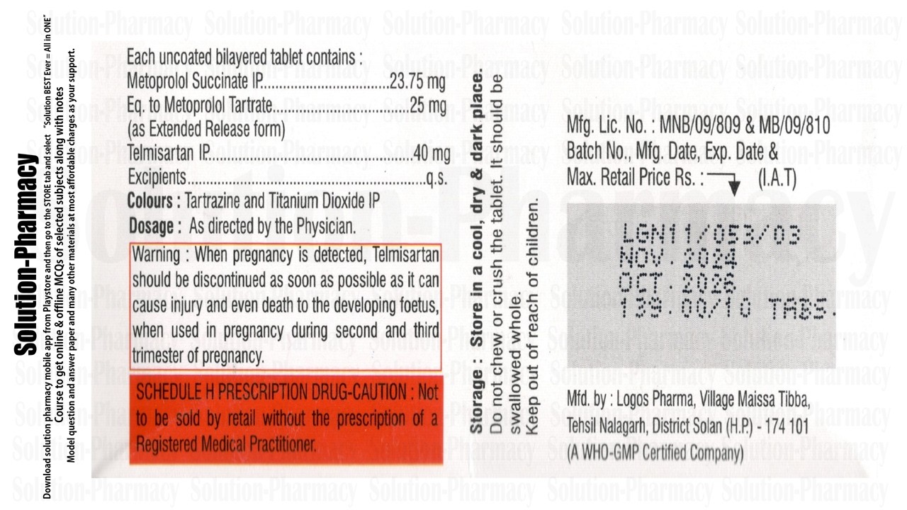 Alvital AM Tablet | Amlodipine and Telmisartan Tablet | Antihypertensive Medicine | Medicine for BP