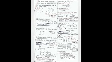 VECTORS |Physics| Short Notes | JEE MAINS/ADVANCED | NEET | Class 11th |#JEE/#Neet