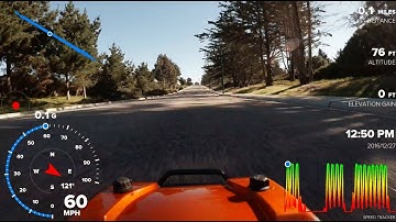 60MPH "Blaze" Traxxas Slash 4x4 3S OSD Telemetry Speed Run