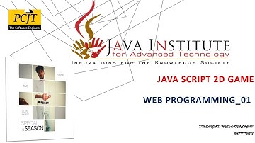 JavaScript 2D Game Development - Java Institute for Advanced Technology - DULANJA DILSHAN W A