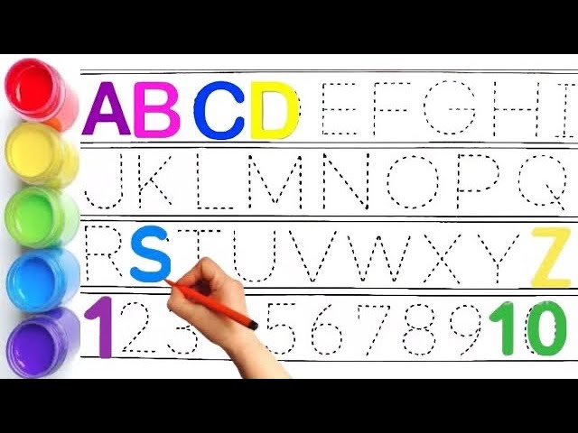 How to Draw abcdefghijklmnopqrstuvwxyz - Learn ABC Song For Kids - learn  alphabet for kids from abcdefghijklmnopqrstuvwxyzaa Watch Video 