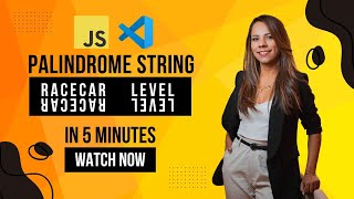 Full Palindrome string Explained || JS code to check weather string is palindrome or not. News