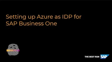 Identity and Authentication Management in SAP Business One