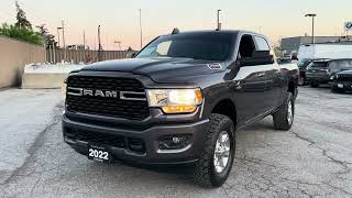 2022 RAM 2500 Crew Cab 4x4 Big Horn 6'4 Box Cert.  6.7 Cummins at Vaughan Chrysler stock P4354