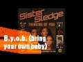 SISTER SLEDGE - B.Y.O.B. (BRING YOUR OWN BABY) (1983)