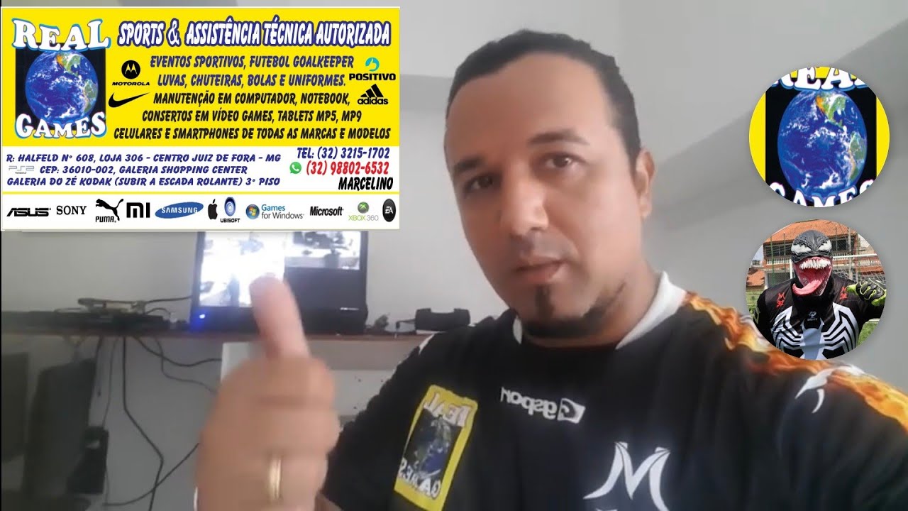 Laboratório técnico Real Games Assistência Técnica. Vídeo game. Celular. Notbook. Computador