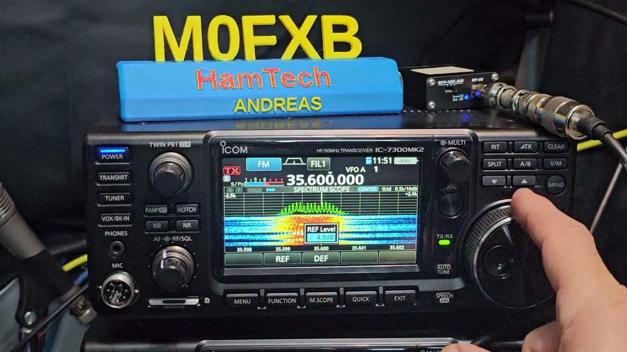 2 Meters ICOM IC7300 MK2 (GB3WR) - YouTube