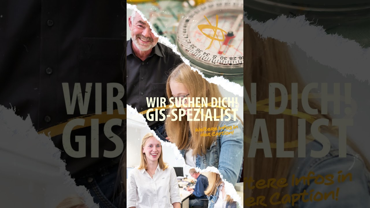 Wir suchen dich ! ➡️ GIS-Zeichner / GIS-Experte / GIS-Spezialist