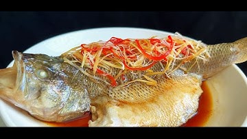 How to Make Delicious Steam Fish with Ginger and Soy Sauce 🐟