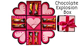 This is a tutorial video on how to make chocolate explosion box
material used -chart paper -glue -scissor -scale -pencil -chocolates
-satin ribbon don’t forg...