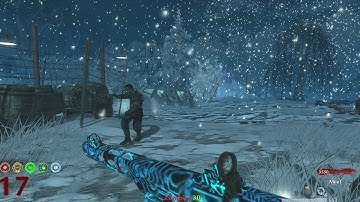 Waw Custom Zombies Last Stand Christmas Solo Live Commentary/Gameplay