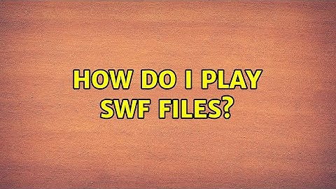 Ubuntu: How do I play swf files?