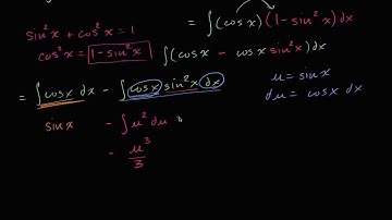 Trigonometric Integrals - With Trig. identities and U substitution