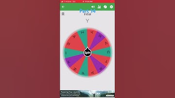 If it lands on your name initial you are out part14#spinthewheel