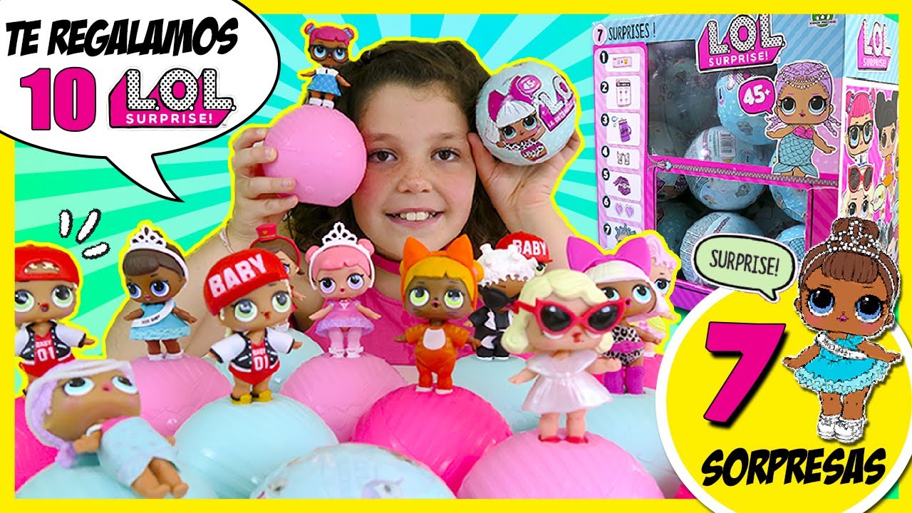 NUEVAS muñecas LOL SURPRISE!! * 7 SORPRESAS en cada bola! * SORTEO - YouTube