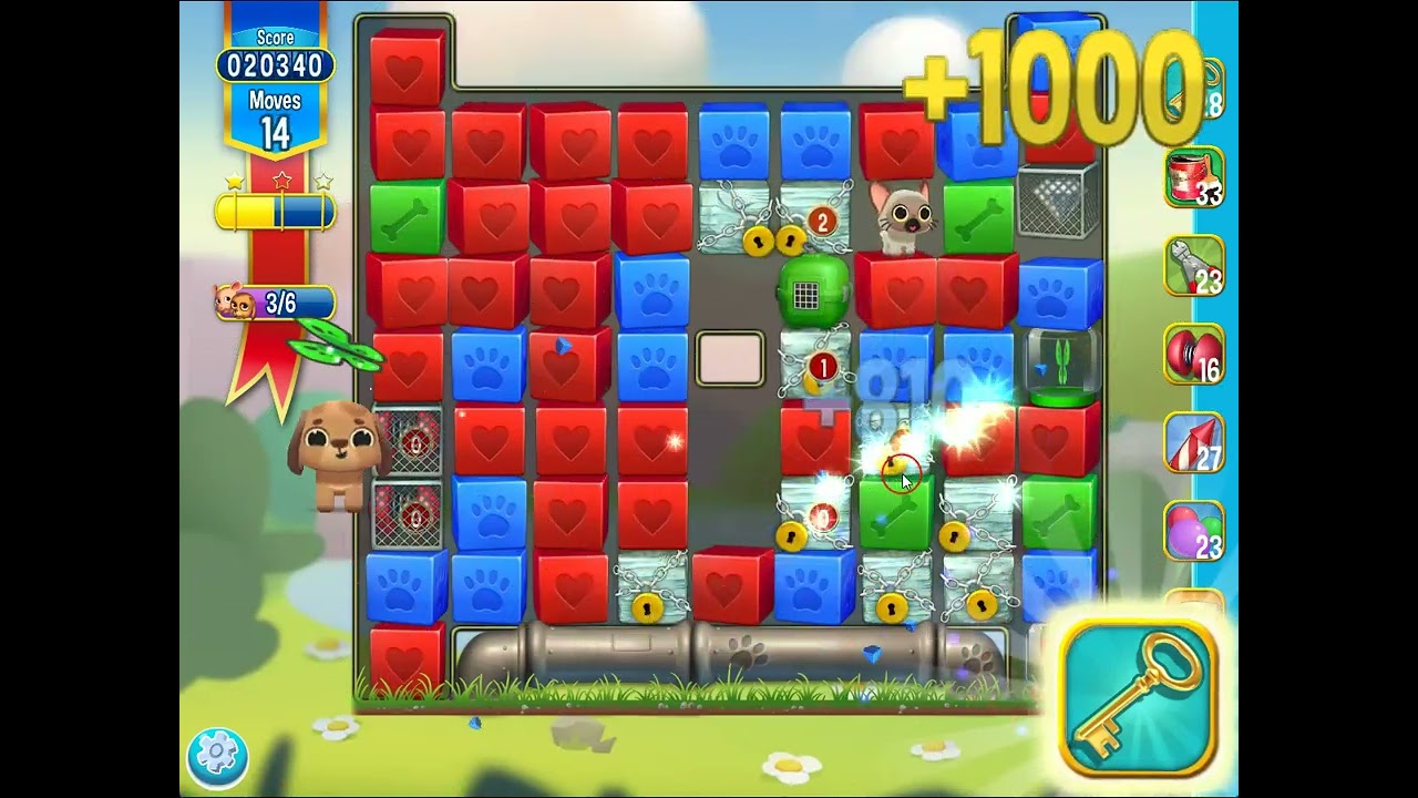 Pet Rescue Saga level 5146 no boosters | PuzzledCubes.site